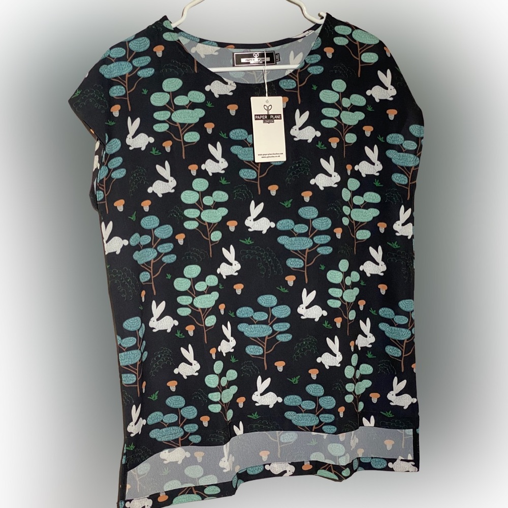 Paper Plane London Springtime Bunny Shirt